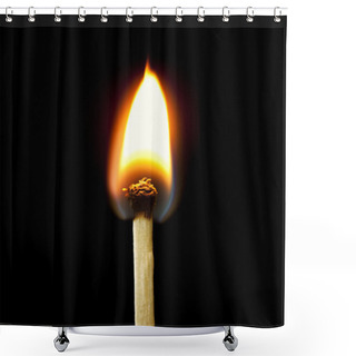 Personality  Burning Match Shower Curtains