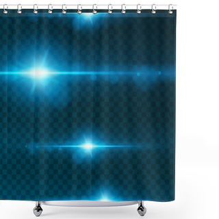 Personality  Light Effect, Flare, Lighting. Shower Curtains