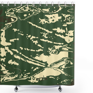 Personality  Camouflage Pattern Shower Curtains