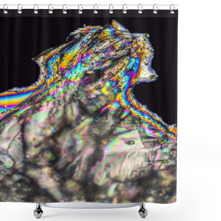 Personality  Microscopic Loperamide Crystals Shower Curtains