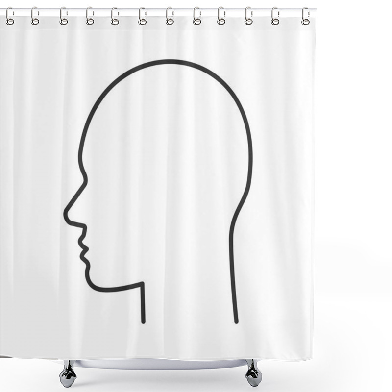 Personality  User Linear Icon Shower Curtains