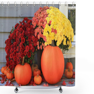 Personality  Autumn And Thanksgiving Decoration  Shower Curtains