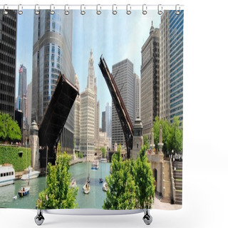 Personality  Downtown Chicago Waterfront, Illinois USA Shower Curtains