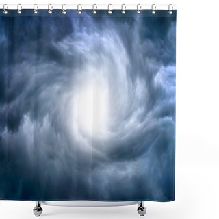 Personality  Dramatic Clouds Background Shower Curtains