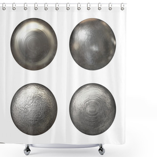 Personality  Steel Rivet Heads Collection Shower Curtains