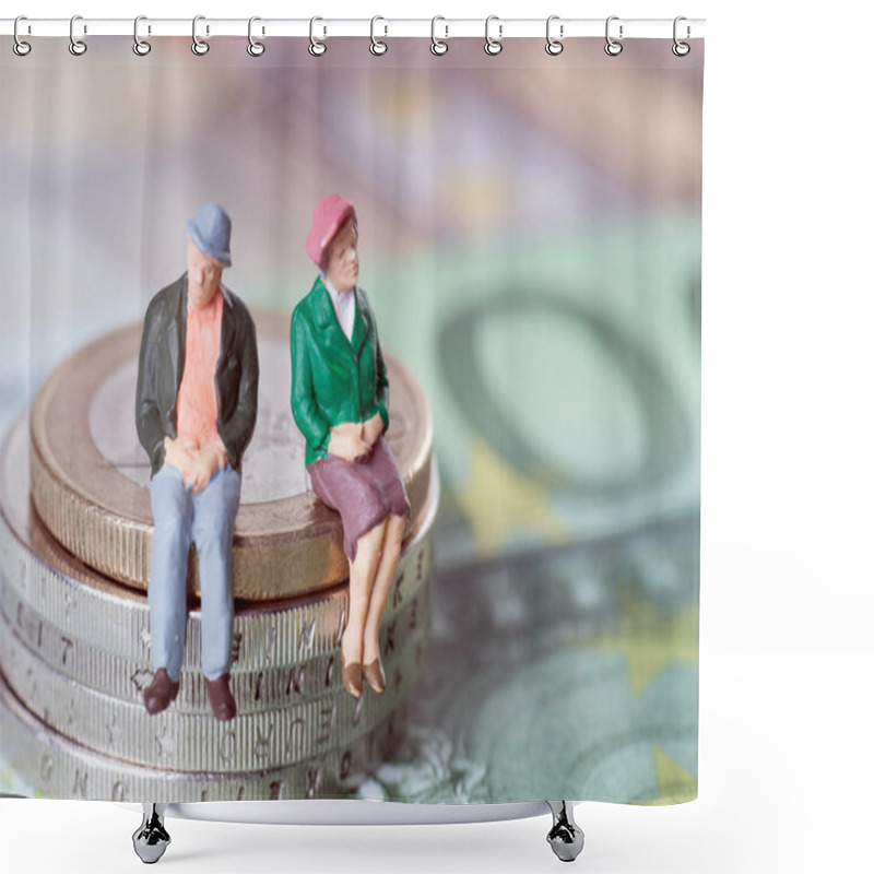 Personality  Old Couple Shower Curtains