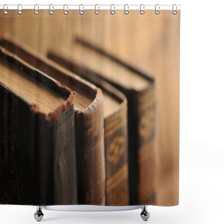 Personality  Old Book Close Up Shower Curtains