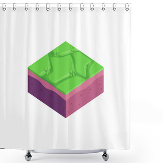 Personality  Game Interface Icon Shower Curtains