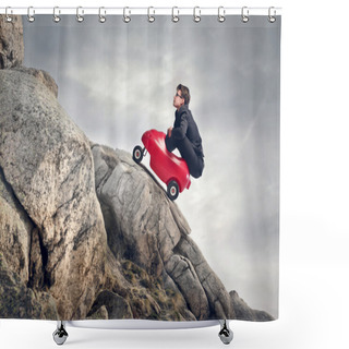 Personality  Ambition Shower Curtains