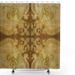 Personality  Ornate Decorated Seamless Background  Shower Curtains