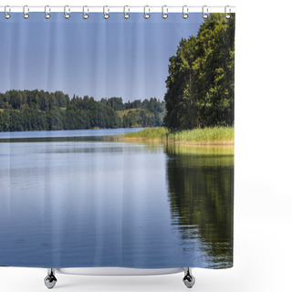 Personality  Lake Wigry National Park. Poland  Shower Curtains
