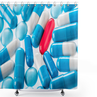 Personality  Medical Pills And Capsules Shower Curtains