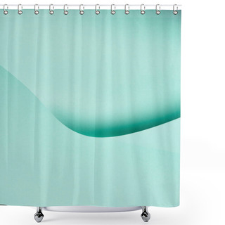 Personality  Beautiful Abstract Light Turquoise Paper Background Shower Curtains
