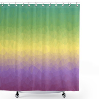 Personality  Abstract Background With Multicolored Poly Pattern Shower Curtains