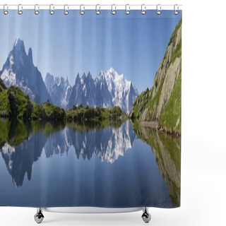Personality  Mont Blanc Shower Curtains