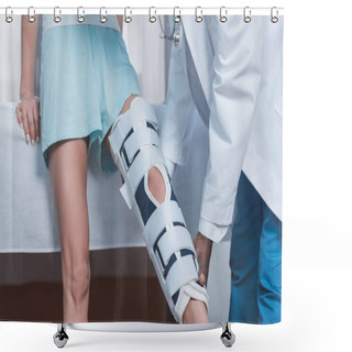 Personality  Fracture Shower Curtains