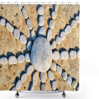 Personality  Sun Rays  Shower Curtains