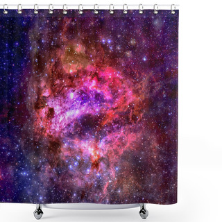 Personality  Nebulae And Many Stars In Outer Space. Elements Of This Image Furnished By NASA. Shower Curtains