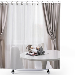 Personality  Modern Room Interior  Shower Curtains