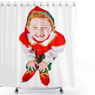 Personality  Christmas Elf Shower Curtains