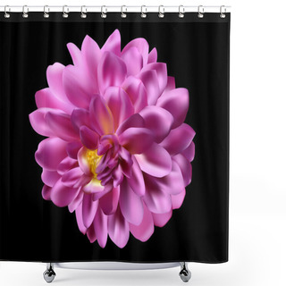 Personality  Big Pink Flower Shower Curtains
