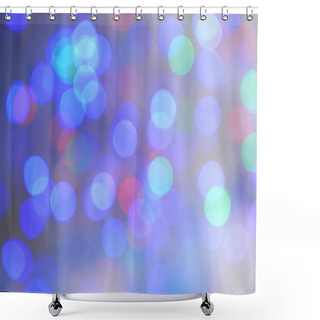 Personality  Festive Background Of Lights Shower Curtains