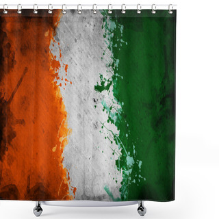 Personality  Ivory Coast Flag Shower Curtains