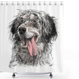 Personality  English Setter  Shower Curtains