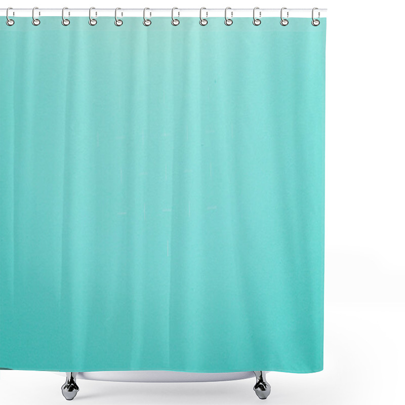 Personality  Blue backdrop shower curtains