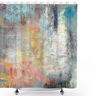 Personality  Color Grunge Background Shower Curtains