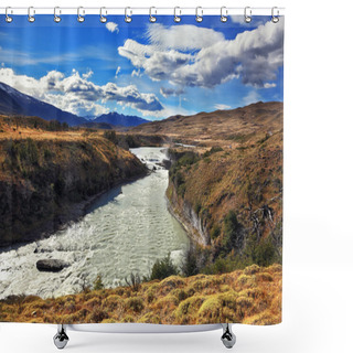 Personality   Cascading Waterfalls Paine  Shower Curtains