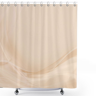 Personality  Abstract Pastel Beige Background Shower Curtains