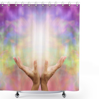 Personality  Angelic Healing Energy Shower Curtains