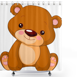 Personality  Fun Zoo. Bear Shower Curtains