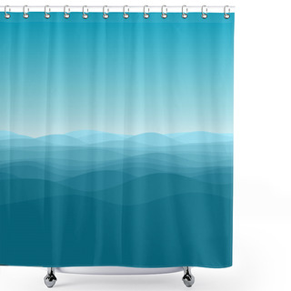 Personality  Vector Water Background Shower Curtains