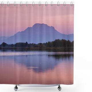Personality  Mountain Reflections Shower Curtains