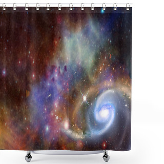 Personality  Nebula, Galaxy, Starfield, In Outer Space. Infinity Universe Shower Curtains