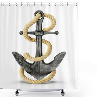 Personality  Anchor Shower Curtains