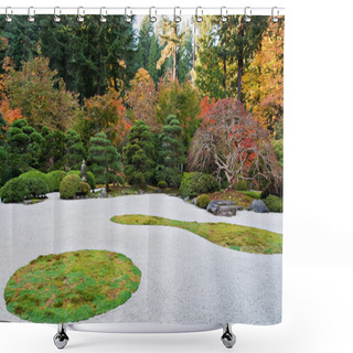 Personality  Portland Oregon Japanese Garden Shower Curtains