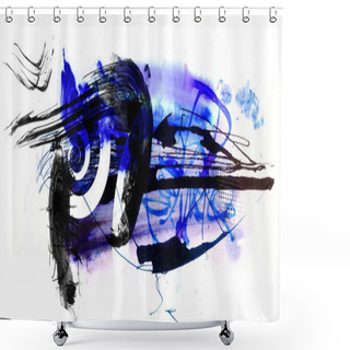 Personality  Multicolor Stain 20 Shower Curtains