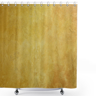 Personality  Yellow Damaged Rough Wall Shower Curtains