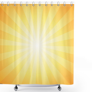 Personality  Yellow Vector Backdrop Shower Curtains