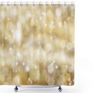 Personality  Glittery Gold Background Shower Curtains