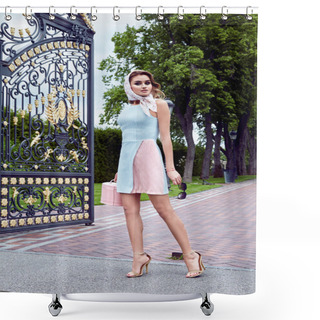 Personality  Beauty Sexy Woman Fashion Model Glamour Style Clothes Shower Curtains