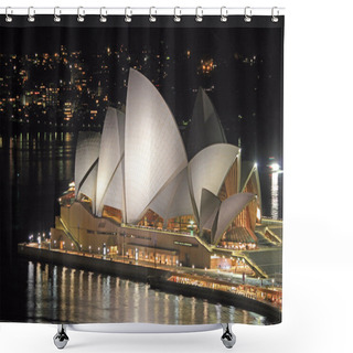Personality  SYDNEY OPERA HOUSE By NIGHT Shower Curtains