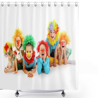 Personality  Funny Clowns Shower Curtains