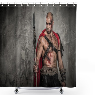 Personality  Gladiator Shower Curtains