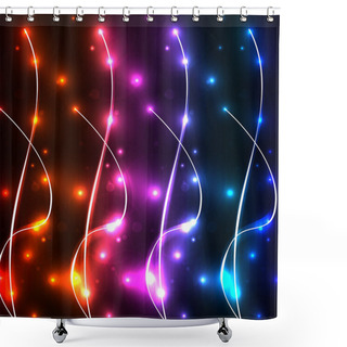Personality  Abstract Background Vector Illustration   Shower Curtains