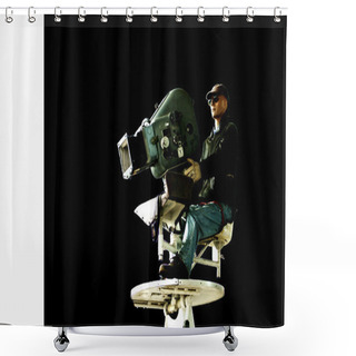 Personality  And Action Shower Curtains