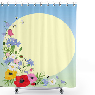 Personality  Abstact Flowers Shower Curtains